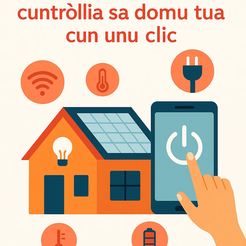 Domòtica e energia: cuntròllia sa domu tua cun unu clic